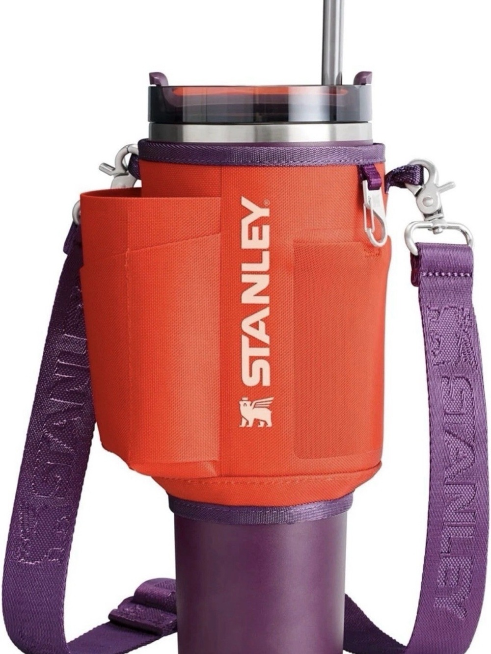 Stanley Tigerlily Plum Carry-All Tumbler Sleeve (no cup)